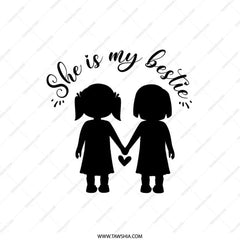 Bestie Pillow, Friendship Pillow, Gift for Best Friend, Best Friend Ever Decor, Soul Sister Pillow, Room Decor for Girls, Best Friend Gift - Tawshia