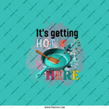 It's Getting Hot in Here Pocket Mirror, Chef Cooking, Kitchen Accessory, Funny Mirror, Foodie Gift, Portable Mirror, Makeup Mirror - Tawshia