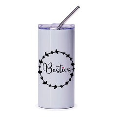 Besties Tumbler, Gift For Best Friend, Friendship Tumbler, Best Friend Gift, Funny Best Friend Gift, Cute Gift For Bestie, Friends Tumbler - Tawshia