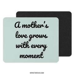A Mothers Love Mouse Pad, Mom Gift, Mothers Day Gift, Mom Mousepad, Love Quote, Cute Mom Gift, Office Desk, Mother Gift Idea - Tawshia