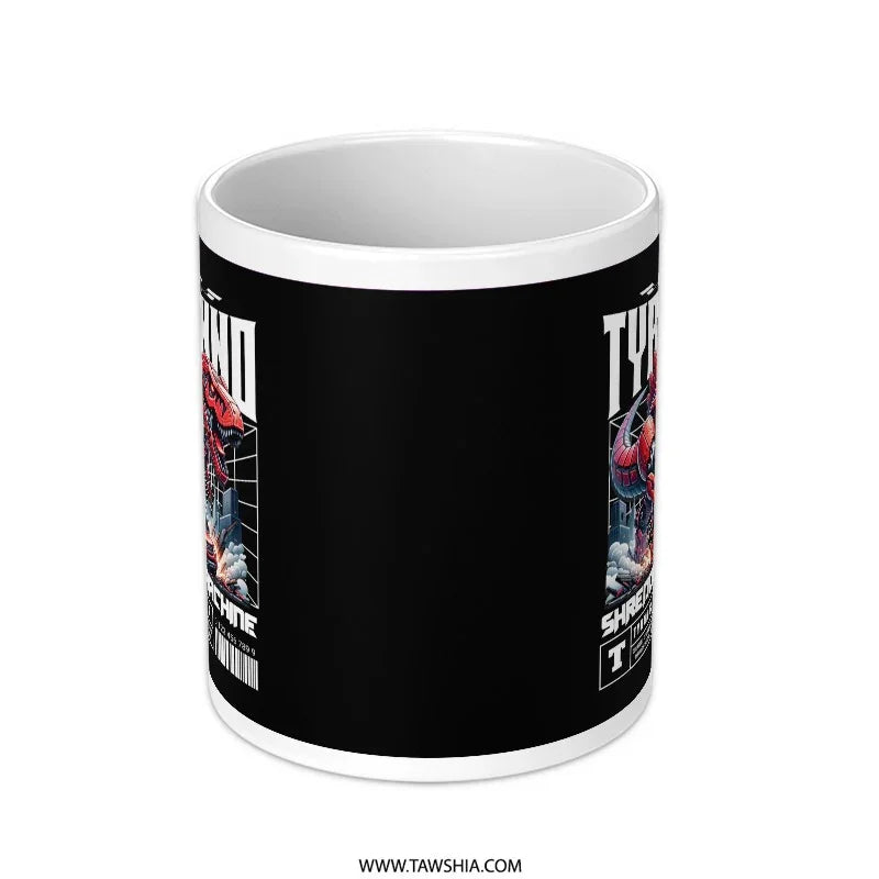 Detailed Dark Graphic Design Coffee Mug product