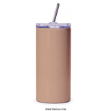 Raccoon Tumbler, Cute Animal Cup, Cartoon Raccoon, Striped Tail Art, Gift Idea, Travel Tumbler, Everyday Use, Drinkware - Tawshia