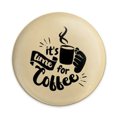 Coffee Time Pinback Button, Coffee Lover Gift, Caffeine Addict Button, Novelty Pin, Cute Button, Gift For Her, Pin Badge - Tawshia