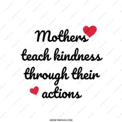 Mothers Kindness Quote Tote Bag, Gift for Mom, Inspirational Bag, Mothers Day, Teacher Gift, Everyday Tote, Shopping Bag, Book Bag - Tawshia