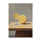 Lemon Still Life Photographic Prints, Kitchen Art, Bar Cart Decor, Citrus Wall Art, Modern Art Prints - Tawshia