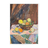 Still Life Photographic Print, Fruit Basket Art Print, Impressionistic Kitchen Decor, Vibrant Fruit Still Life, Unique Home Decor - Tawshia