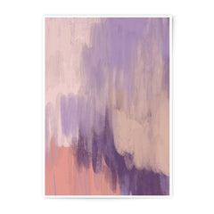 Abstract Painting Photographic Print, Purple Pink Wall Art, Modern Art Print, Brushstroke Texture Art, Home Decor Art Print - Tawshia