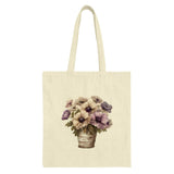 Beautiful Flower Vase Print Tote Bag product