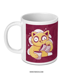 Adorable Cat Pouring Drink Printed Mug product type