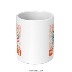 Gift Mom Floral Design White Coffee Mug product