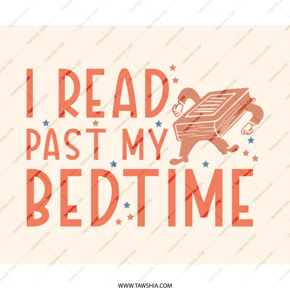 Funny Book Lover Mouse Pad, I Read Past My Bedtime Desk Accessory, Reading Gift for Bookworms, Bookish Aesthetic Office Decor, Book Addict - Tawshia
