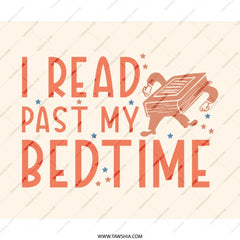 Funny Book Lover Mouse Pad, I Read Past My Bedtime Desk Accessory, Reading Gift for Bookworms, Bookish Aesthetic Office Decor, Book Addict - Tawshia