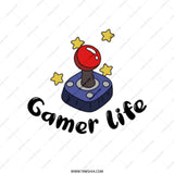 Gamer Life Tote Bag, Gaming Gift Idea, Gift for Gamers, Joystick Tote Bag, Retro Gaming Tote, Video Game Lover Gift, Gamer Girl Tote Bag - Tawshia