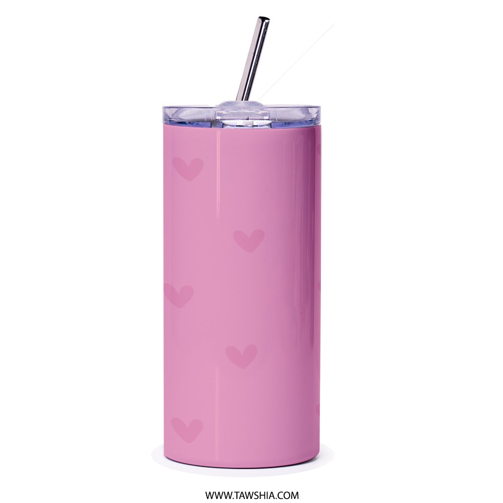 Butterfly Cupcake Tumbler, Pink Tumbler, Cute Tumbler, Gift for Her, Birthday Gift, Stainless Steel Tumbler - Tawshia