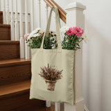 Elegant Tote Bag with Floral Pot Design product