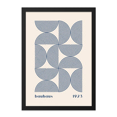 Bauhaus Wall Art Print, 1923 Geometric Poster, Minimalist Wall Decor, Modern Art, Home Decor, Circle Design, Abstract Wall Hanging - Tawshia