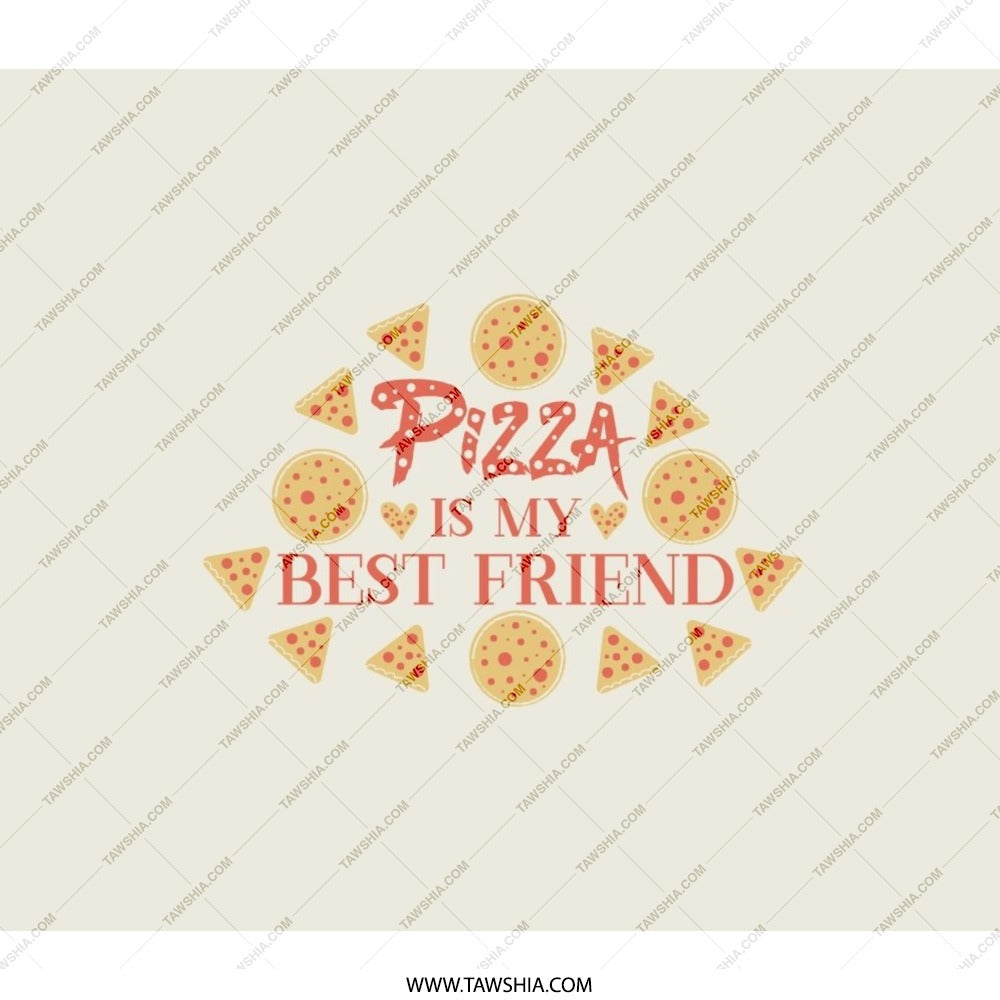 Pizza Is My Best Friend BackPack, Foodie Backpack, Pizza Lover Gift, Funny Backpack, Novelty Backpack, Gift For Pizza Lover, Back To School - Tawshia