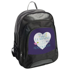 Learning is Adventure Backpack, Education Back Pack, Student Back Pack, School Back Pack, Book Back Pack, Back to School BackPack - Tawshia