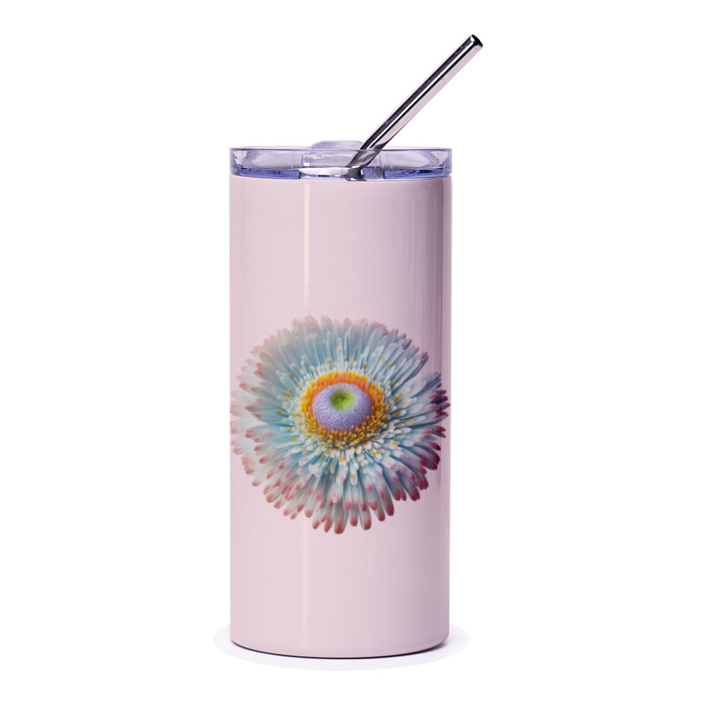 Daisy Tumbler, Floral Tumbler, Flower Tumbler, Pastel Tumbler, Spring Tumbler, Unique Tumbler, Gift Idea, Stylish Tumbler - Tawshia