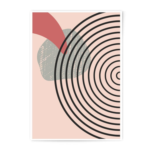 Abstract Photographic Print, Circle Art, Geometric Shapes Print, Modern Art Print, Minimalist Wall Decor, Contemporary Artwork - Tawshia