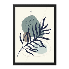 Botanical Wall Art, Abstract Plant Print, Modern Art, Minimalist Decor, Home Decor, Foliage Art, Nature Print, Living Room Art, Office Wall - Tawshia