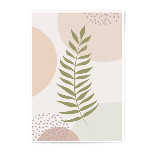 Fern Photographic Print, Botanical Wall Art, Modern Minimalist Decor, Boho Leaves Print, Nature Inspired Art, Abstract Shapes Photo - Tawshia