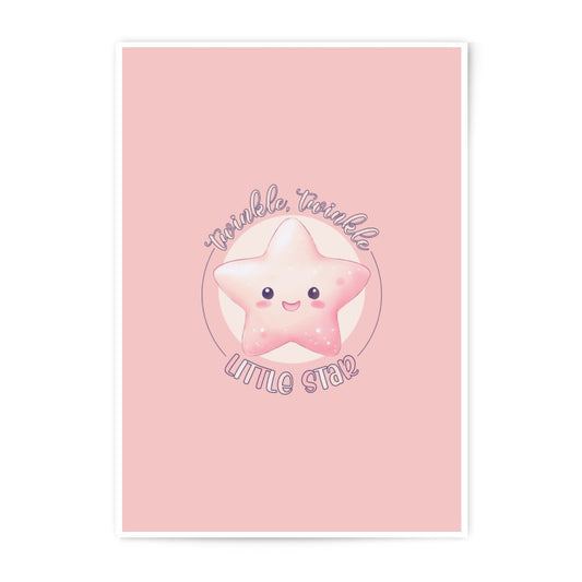Twinkle Star Photographic Prints, Cute Nursery Art, Kids Room Decor, Baby Shower Gift, Celestial Decor, Kawaii Prints - Tawshia