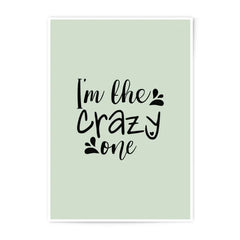 Crazy One Photographic Prints, Wall Art Decor, Quirky Decor, Fun Prints, Statement Piece, Unique Wall Art, Home Decor, Gift Idea - Tawshia