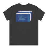 Life Motto Coding Screen Display Back Shirt product type