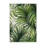 Tropical Palm Leaves Photographic Print, Green Botanical Art, Jungle Decor, Tropical Home Decor, Nature Inspired Wall Art - Tawshia