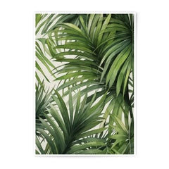 Tropical Palm Leaves Photographic Print, Green Botanical Art, Jungle Decor, Tropical Home Decor, Nature Inspired Wall Art - Tawshia