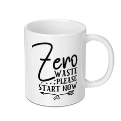 Zero Waste Mug, Eco Friendly, Reduce Waste, Inspirational Mug, Gift for Environmentalist, Coffee Mug, Sustainable Living SKU: MG10004220 - Tawshia