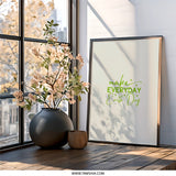 Everyday Earth Day Wall Art, Green Typography Print, Inspirational Decor, Eco Friendly Art, Environmental Awareness Poster - Tawshia
