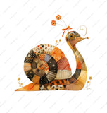 Vibrant Snail Pattern Art Print for a Unique Product