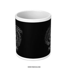 Starry Night Black and White Artistic Mug product