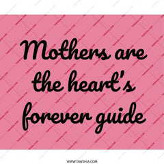 Mothers Heart Guide Mouse Pad, Motherhood Quote Desk Decor, Gift for Mom, Heartfelt Sentiment, Unique Computer Accessory - Tawshia