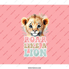 Roar Lion BackPack, Cute Lion Cub Back Pack, Animal BackPack, Lion Design Back Pack, School Book Bag, Everyday Backpack, Lion Lovers Gift - Tawshia