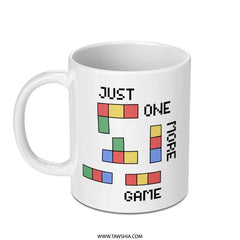 Just One More Game Mug, Retro Gamer Mug, Video Game Mug, Tetris Mug, Gamer Gift, Funny Mug, Pixel Art Mug, Coffee Mug, Tea Mug - Tawshia