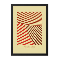 Aesthetic Lines Wall Art, Abstract Geometric Art, Minimalist Print, Modern Wall Decor, Home Office Art - Tawshia
