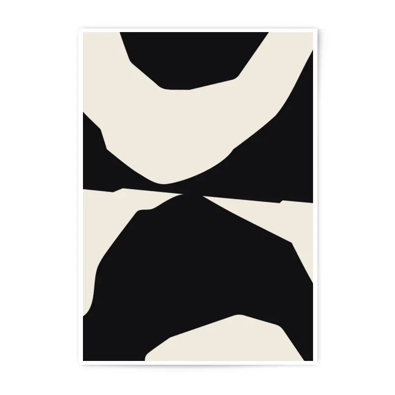Abstract Photographic Print, Minimalist Art Print, Modern Home Decor, Black and Beige Wall Art, Stylish Photo Print, Gallery Wall Decor - Tawshia