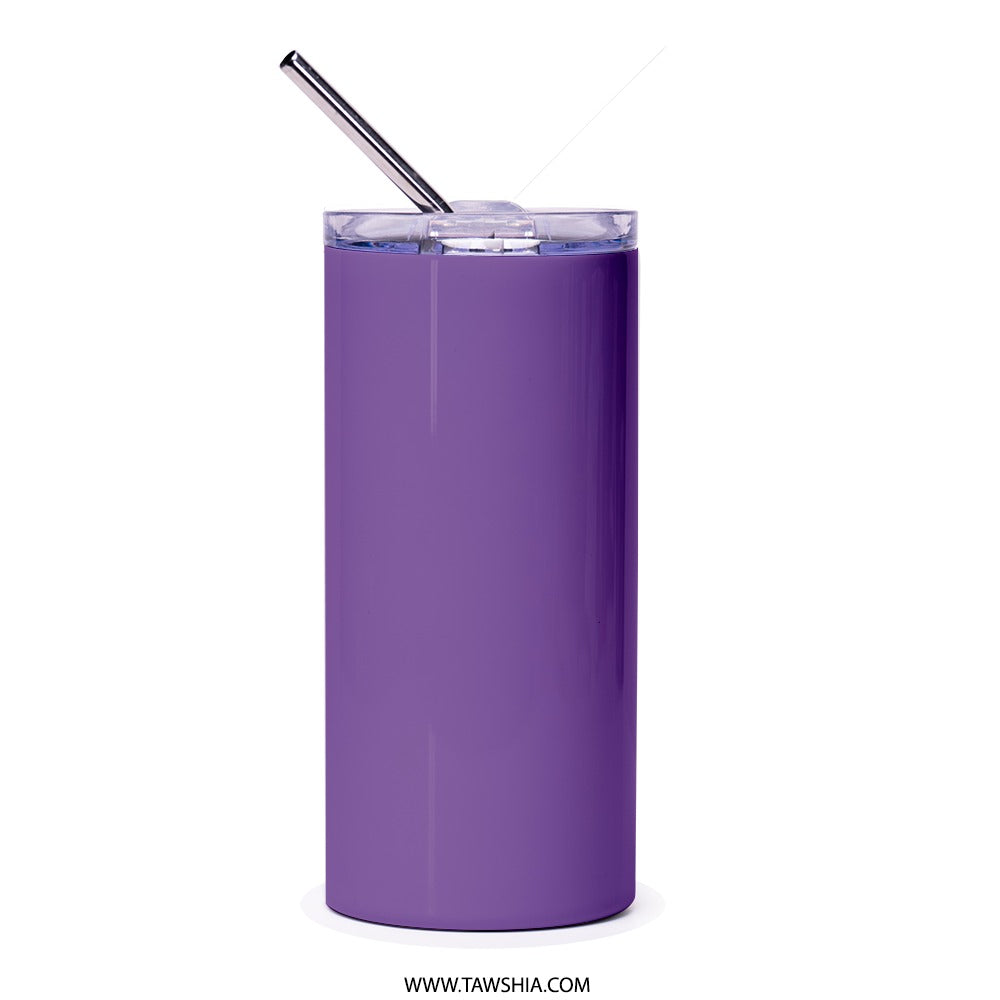 Lemon Honey Dessert Tumbler, Purple Floral Tumbler, Sweet Treat Tumbler, Tumbler Gift, Unique Drinkware, Honeycomb Design, Lemonade Cup - Tawshia