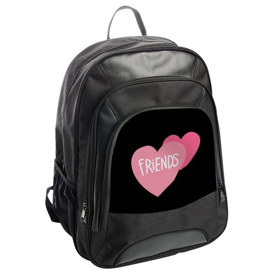 Friends Heart Backpack, Best Friends Gift, Friendship Backpack, Heart Design Backpack, Trendy Backpack, School Backpack, College Backpack - Tawshia