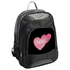 Friends Heart Backpack, Best Friends Gift, Friendship Backpack, Heart Design Backpack, Trendy Backpack, School Backpack, College Backpack - Tawshia