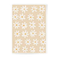 Daisy Photographic Print, Floral Wall Art, Beige Aesthetic, Flower Photography, Botanical Print, Home Decor, Dorm Decor - Tawshia