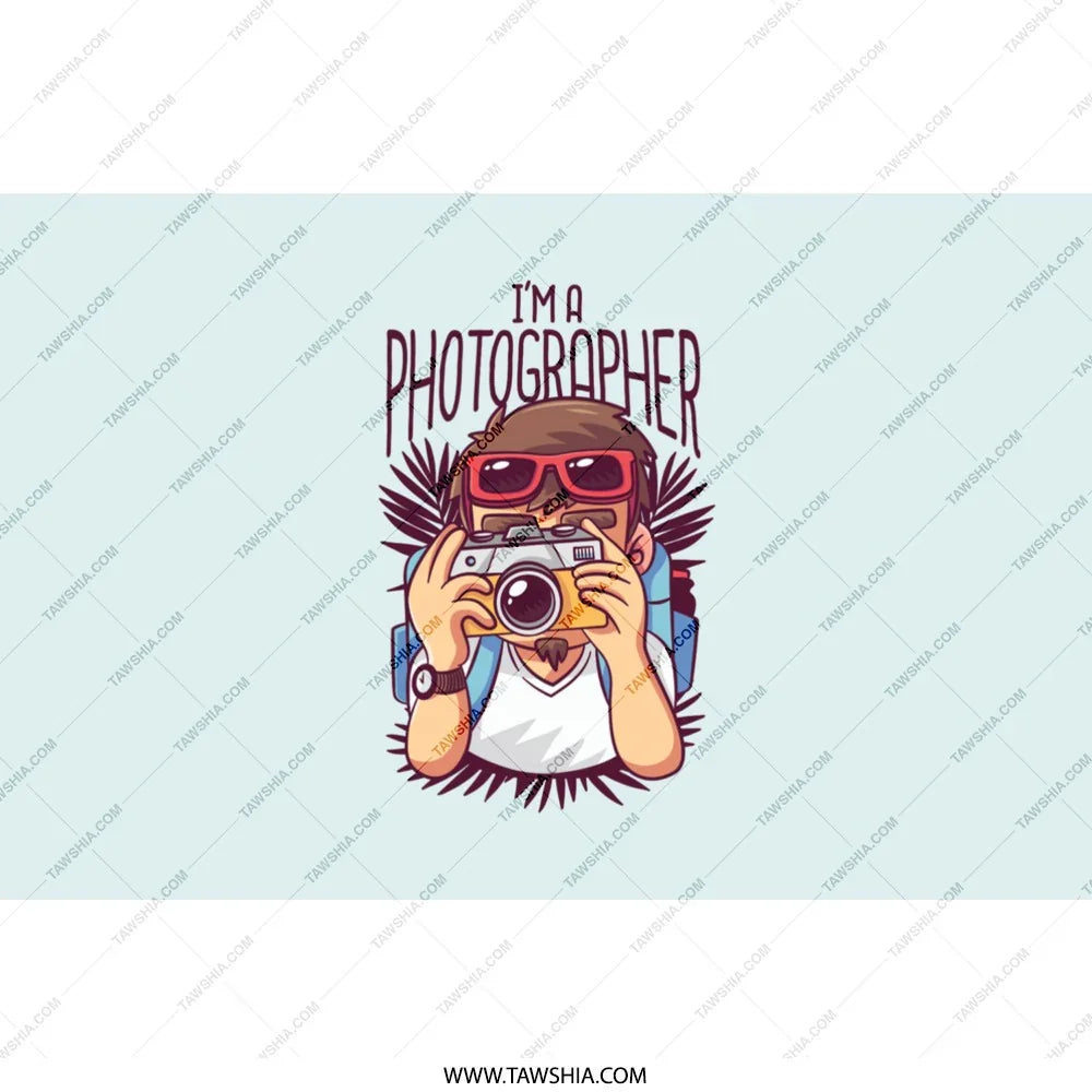 I'm a Photographer Camera Themed Graphic T-Shirt Product
