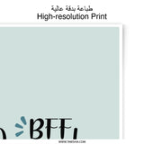 BFF Squad Photographic Prints, Best Friends Wall Art, Friendship Decor, Gift for Bestie, Trendy Prints, Cute Room Decor, Group Prints - Tawshia