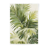 Tropical Palm Leaves Photographic Print, Botanical Art, Tropical Decor, Nature Photography, Palm Tree Wall Art, Green Leaves Print - Tawshia