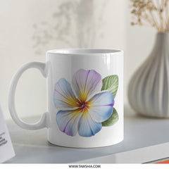 Floral Mug, Pansy Flower Mug, Watercolor Flower Mug, Floral Coffee Mug, Flower Lover Gift, Gift for Her, Unique Mug, Cute Mug - Tawshia