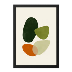 Abstract Shapes Wall Art, Modern Art Print, Contemporary Home Decor, Geometric Art, Living Room Art, Minimalist Wall Art, Trendy Wall Art - Tawshia