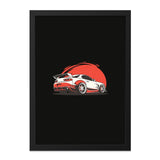 Toyota Supra Wall Art, JDM Car Poster, Japanese Sports Car Print, Car Enthusiast Gift, Automotive Decor, Framed Wall Decor - Tawshia